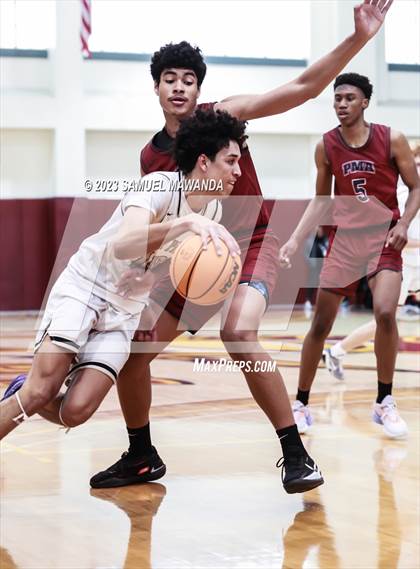 Thumbnail 1 in Oak Park vs St. Pius X-St. Matthias Academy (So Cal Showdown) photogallery.