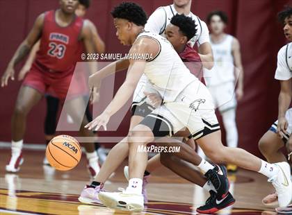 Thumbnail 3 in Oak Park vs St. Pius X-St. Matthias Academy (So Cal Showdown) photogallery.
