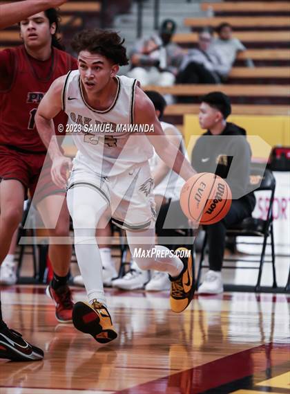 Thumbnail 1 in Oak Park vs St. Pius X-St. Matthias Academy (So Cal Showdown) photogallery.