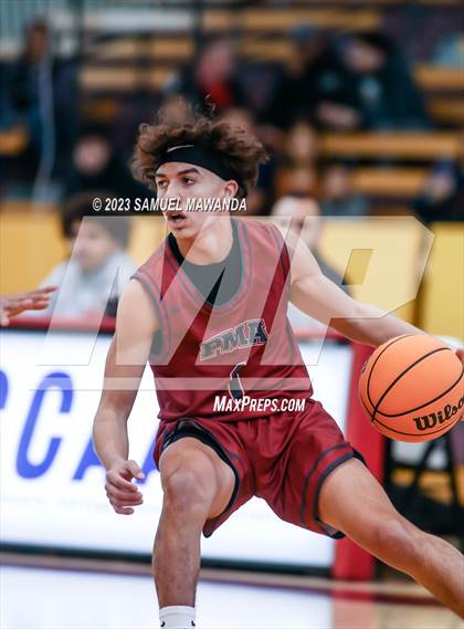Thumbnail 1 in Oak Park vs St. Pius X-St. Matthias Academy (So Cal Showdown) photogallery.