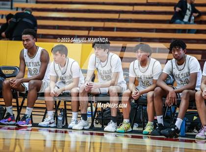 Thumbnail 2 in Oak Park vs St. Pius X-St. Matthias Academy (So Cal Showdown) photogallery.
