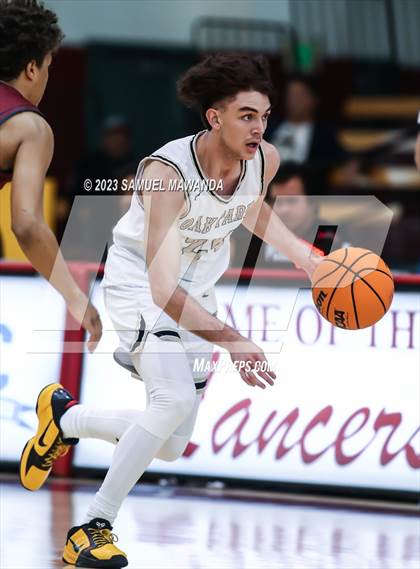 Thumbnail 1 in Oak Park vs St. Pius X-St. Matthias Academy (So Cal Showdown) photogallery.
