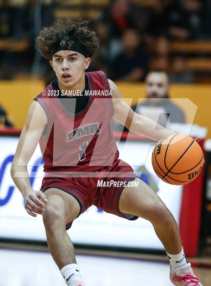 Thumbnail 3 in Oak Park vs St. Pius X-St. Matthias Academy (So Cal Showdown) photogallery.