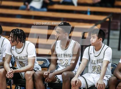 Thumbnail 1 in Oak Park vs St. Pius X-St. Matthias Academy (So Cal Showdown) photogallery.