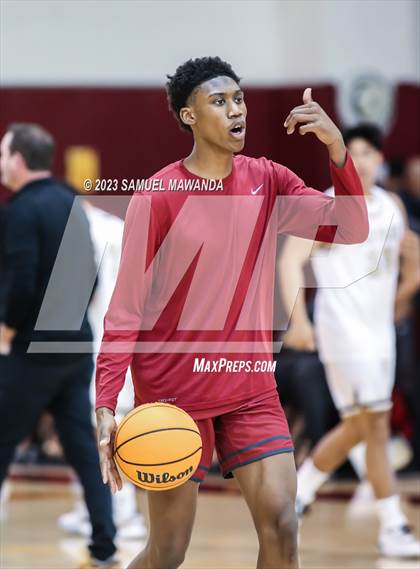 Thumbnail 1 in Oak Park vs St. Pius X-St. Matthias Academy (So Cal Showdown) photogallery.