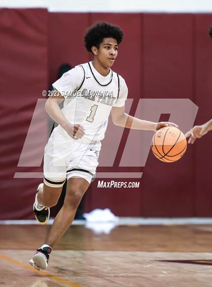 Thumbnail 1 in Oak Park vs St. Pius X-St. Matthias Academy (So Cal Showdown) photogallery.