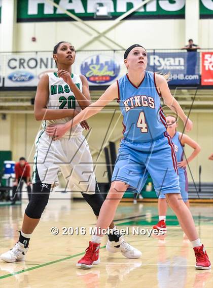 Thumbnail 2 in Kings vs Mason (OHSAA D1 Girls Basketball Southwestern District) photogallery.