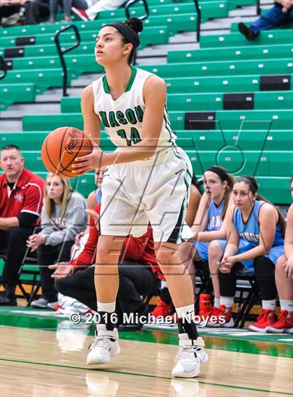 Thumbnail 2 in Kings vs Mason (OHSAA D1 Girls Basketball Southwestern District) photogallery.