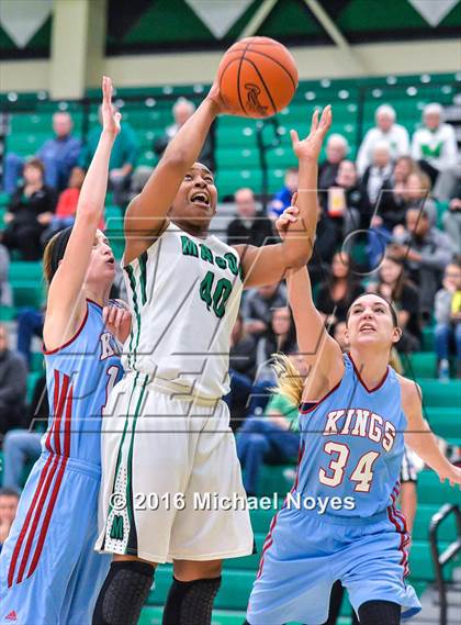 Thumbnail 2 in Kings vs Mason (OHSAA D1 Girls Basketball Southwestern District) photogallery.