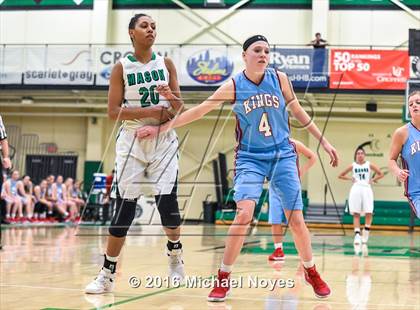 Thumbnail 3 in Kings vs Mason (OHSAA D1 Girls Basketball Southwestern District) photogallery.