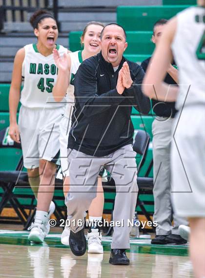 Thumbnail 1 in Kings vs Mason (OHSAA D1 Girls Basketball Southwestern District) photogallery.