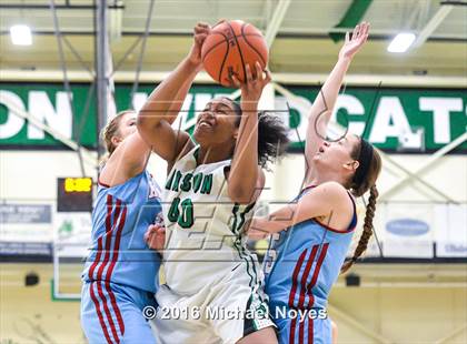 Thumbnail 1 in Kings vs Mason (OHSAA D1 Girls Basketball Southwestern District) photogallery.