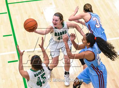 Thumbnail 1 in Kings vs Mason (OHSAA D1 Girls Basketball Southwestern District) photogallery.