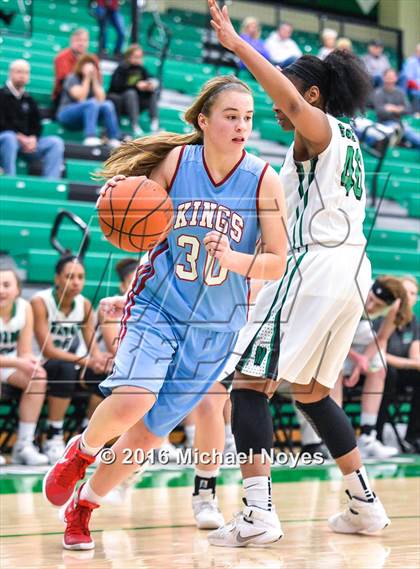 Thumbnail 2 in Kings vs Mason (OHSAA D1 Girls Basketball Southwestern District) photogallery.
