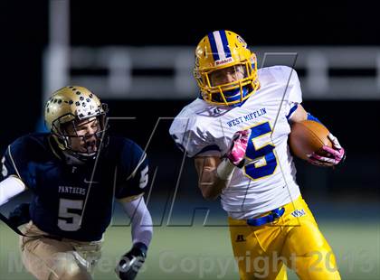 Thumbnail 1 in West Mifflin vs. Franklin Regional (WPIAL Class AAA Quarterfinal) photogallery.