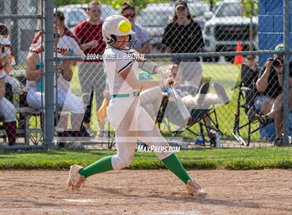 Thumbnail 2 in Triton Central vs. Heritage Christian (IHSAA 2A Sectional 42 semi-final playoff) photogallery.