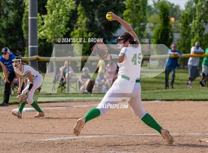 Thumbnail 2 in Triton Central vs. Heritage Christian (IHSAA 2A Sectional 42 semi-final playoff) photogallery.