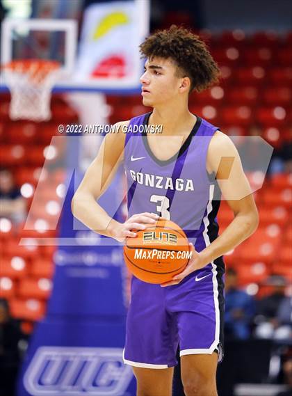 Thumbnail 2 in Gonzaga vs. Saint Ignatius College Prep (Chicago Elite Classic) photogallery.
