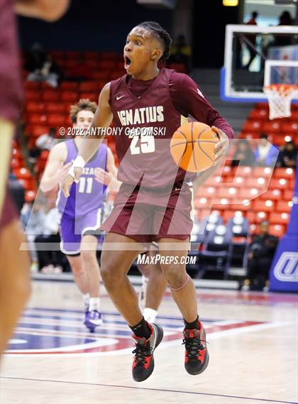 Thumbnail 1 in Gonzaga vs. Saint Ignatius College Prep (Chicago Elite Classic) photogallery.