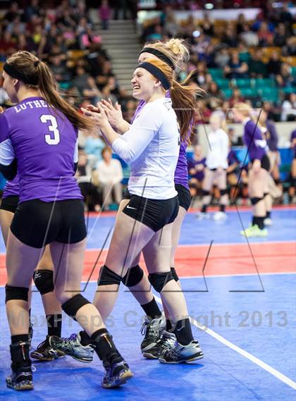 Thumbnail 2 in Lutheran vs. Fowler (CHSAA 2A Semifinal) photogallery.