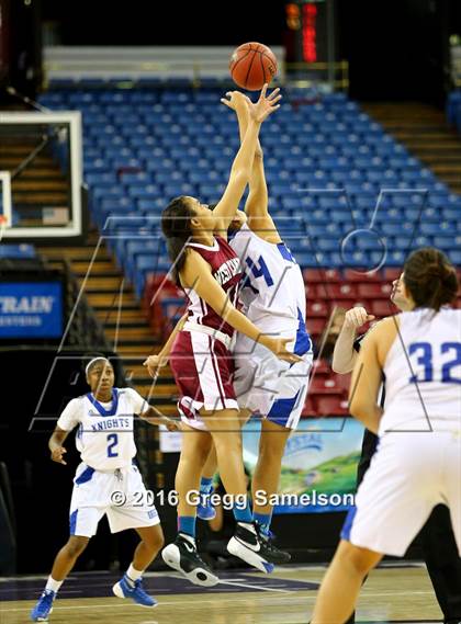 Thumbnail 2 in Brookside Christian vs West Campus CIF SJS D4 Final) photogallery.