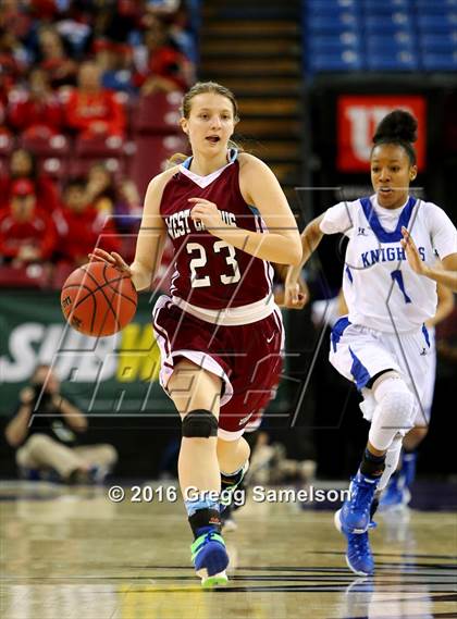 Thumbnail 2 in Brookside Christian vs West Campus CIF SJS D4 Final) photogallery.