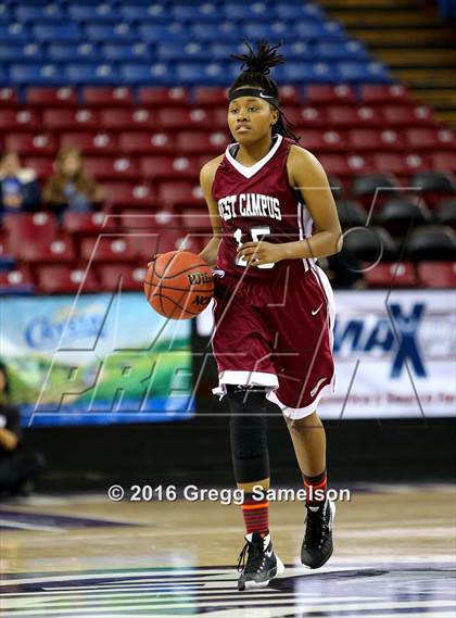Thumbnail 3 in Brookside Christian vs West Campus CIF SJS D4 Final) photogallery.