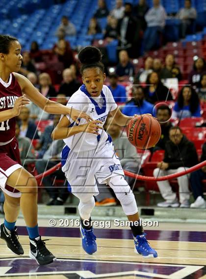 Thumbnail 1 in Brookside Christian vs West Campus CIF SJS D4 Final) photogallery.