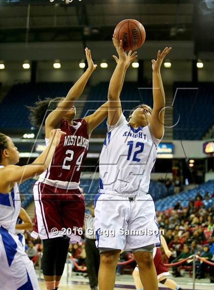 Thumbnail 3 in Brookside Christian vs West Campus CIF SJS D4 Final) photogallery.