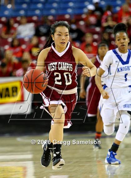 Thumbnail 2 in Brookside Christian vs West Campus CIF SJS D4 Final) photogallery.