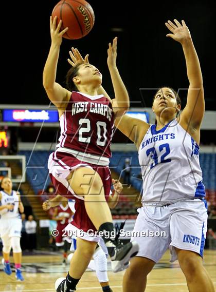 Thumbnail 2 in Brookside Christian vs West Campus CIF SJS D4 Final) photogallery.