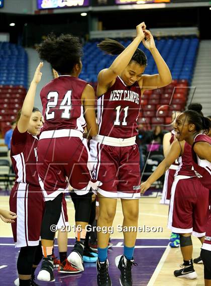 Thumbnail 1 in Brookside Christian vs West Campus CIF SJS D4 Final) photogallery.
