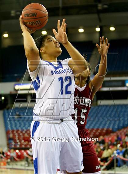 Thumbnail 3 in Brookside Christian vs West Campus CIF SJS D4 Final) photogallery.
