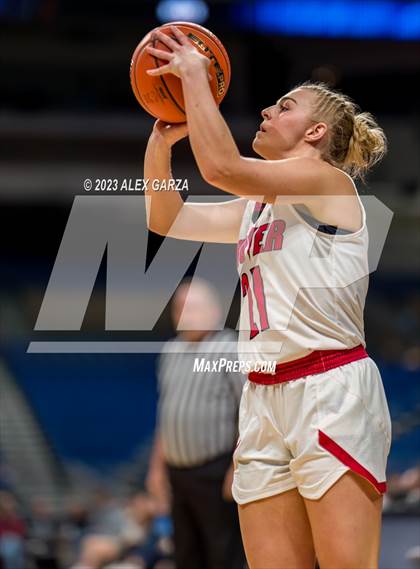 Thumbnail 1 in Gruver vs Hearne (UIL 2A Basketball Semifinal) photogallery.