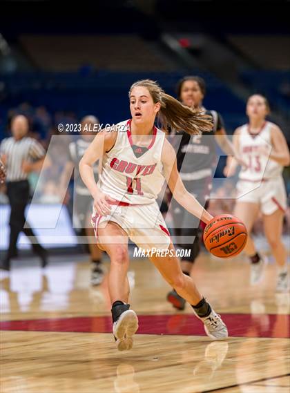 Thumbnail 2 in Gruver vs Hearne (UIL 2A Basketball Semifinal) photogallery.