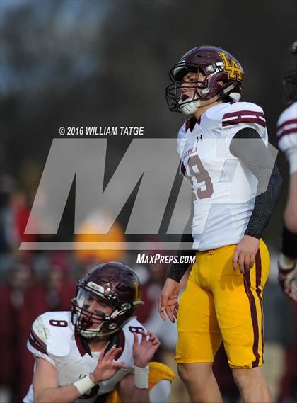 Thumbnail 2 in Glenbard West vs. Loyola Academy (IHSA 8A Semifinal Playoff) photogallery.