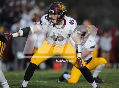 Thumbnail 3 in Glenbard West vs. Loyola Academy (IHSA 8A Semifinal Playoff) photogallery.