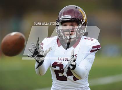 Thumbnail 3 in Glenbard West vs. Loyola Academy (IHSA 8A Semifinal Playoff) photogallery.