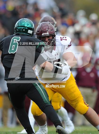 Thumbnail 1 in Glenbard West vs. Loyola Academy (IHSA 8A Semifinal Playoff) photogallery.