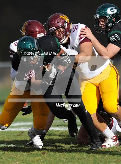 Thumbnail 2 in Glenbard West vs. Loyola Academy (IHSA 8A Semifinal Playoff) photogallery.