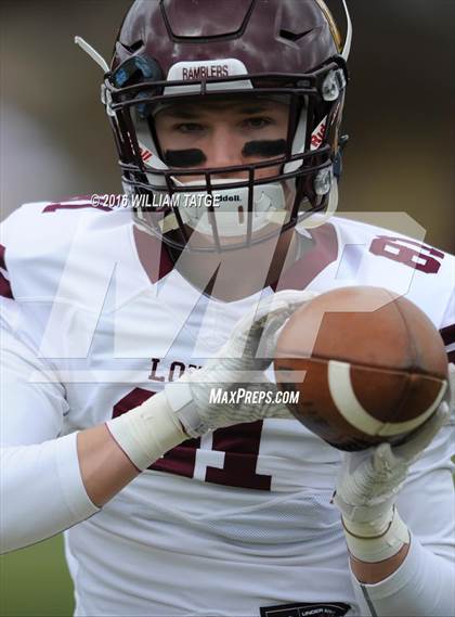 Thumbnail 1 in Glenbard West vs. Loyola Academy (IHSA 8A Semifinal Playoff) photogallery.
