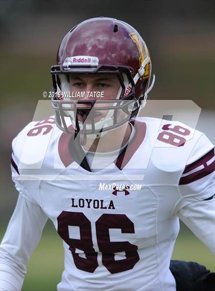 Thumbnail 3 in Glenbard West vs. Loyola Academy (IHSA 8A Semifinal Playoff) photogallery.