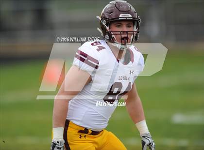 Thumbnail 2 in Glenbard West vs. Loyola Academy (IHSA 8A Semifinal Playoff) photogallery.