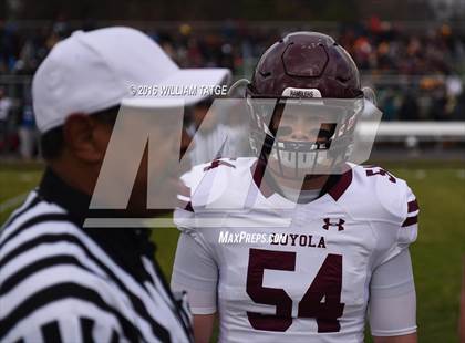 Thumbnail 2 in Glenbard West vs. Loyola Academy (IHSA 8A Semifinal Playoff) photogallery.
