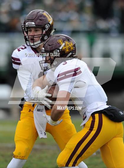 Thumbnail 1 in Glenbard West vs. Loyola Academy (IHSA 8A Semifinal Playoff) photogallery.