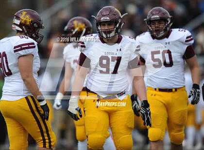Thumbnail 1 in Glenbard West vs. Loyola Academy (IHSA 8A Semifinal Playoff) photogallery.