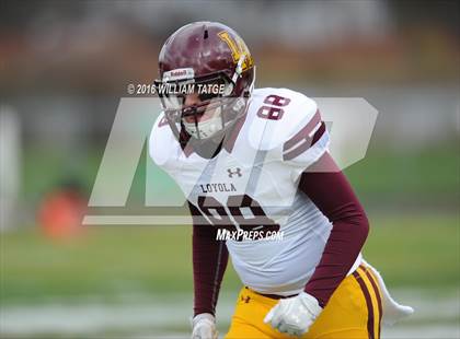 Thumbnail 1 in Glenbard West vs. Loyola Academy (IHSA 8A Semifinal Playoff) photogallery.