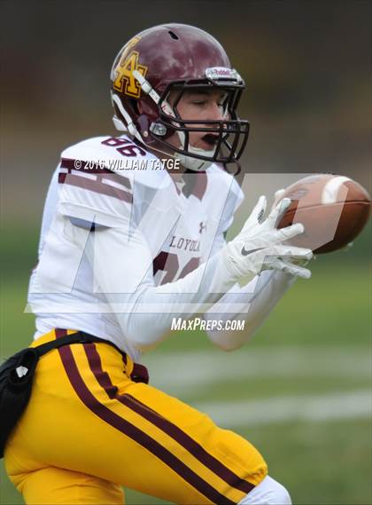 Thumbnail 2 in Glenbard West vs. Loyola Academy (IHSA 8A Semifinal Playoff) photogallery.