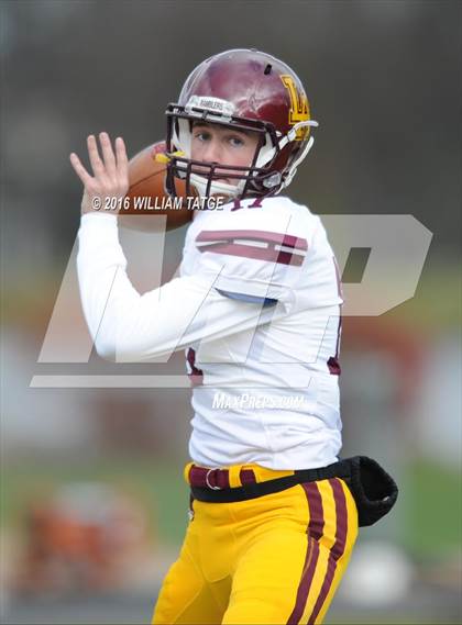Thumbnail 1 in Glenbard West vs. Loyola Academy (IHSA 8A Semifinal Playoff) photogallery.