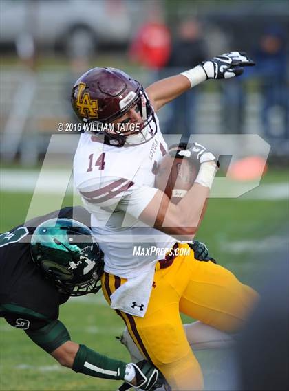 Thumbnail 1 in Glenbard West vs. Loyola Academy (IHSA 8A Semifinal Playoff) photogallery.